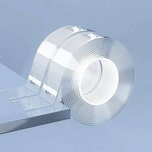 2 Pack Double Sided Nano Tape Clear Nano Adhesive Mounting Tape 9.85ft Each